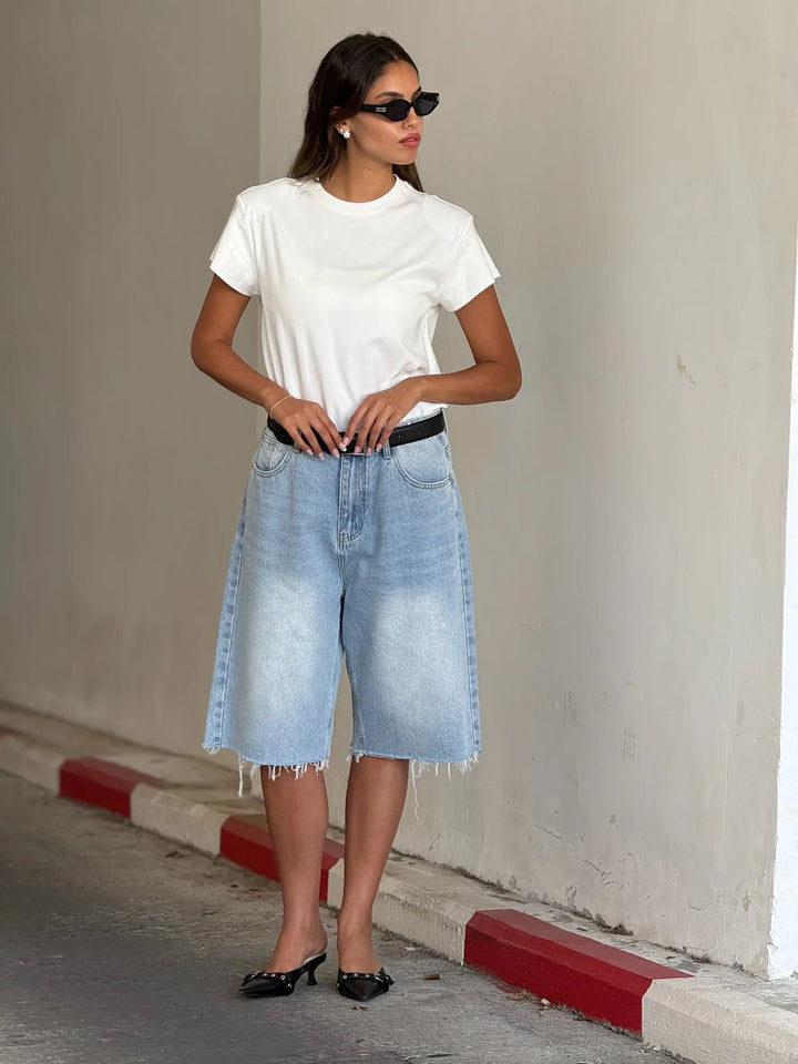 ברמודה ג׳ינס אליאור פולי בהיר - BELLE BOUTIQUE