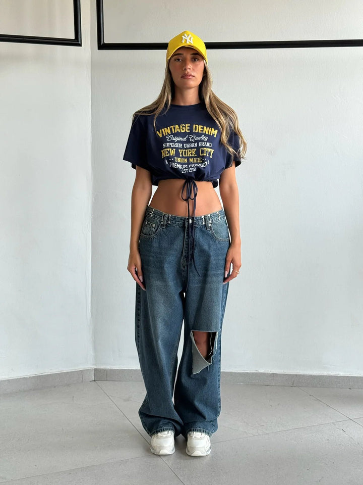 גינס ליהי כחול בהיר - BELLE BOUTIQUE