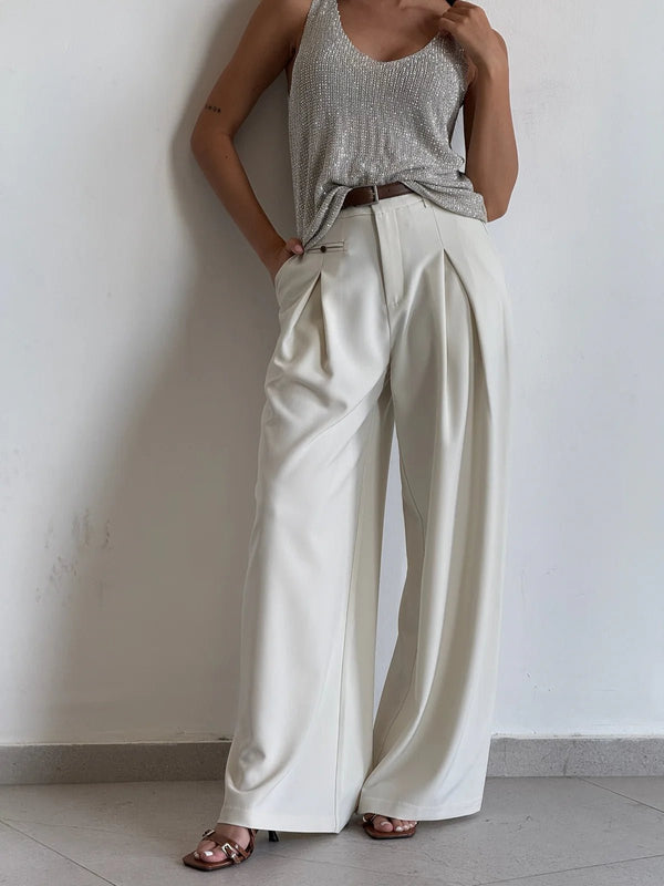 מכנס אסתל שמנת - BELLE BOUTIQUE