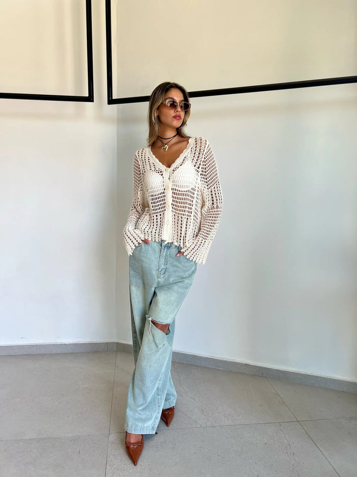 מכנס גינס מיילי - BELLE BOUTIQUE