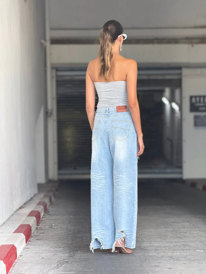 מכנס גינס סלין - BELLE BOUTIQUE