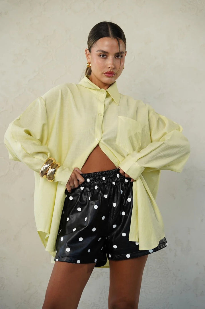 חולצה אוברסייז רוז - BELLE BOUTIQUE