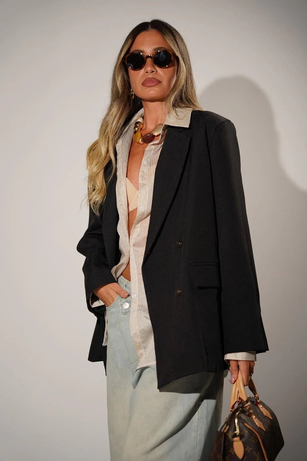 ג'קט מדלן שחור - belle fashion