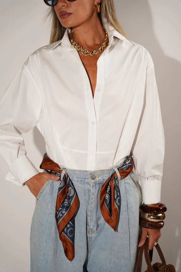 חולצה מכופתרת קלוד - belle fashion